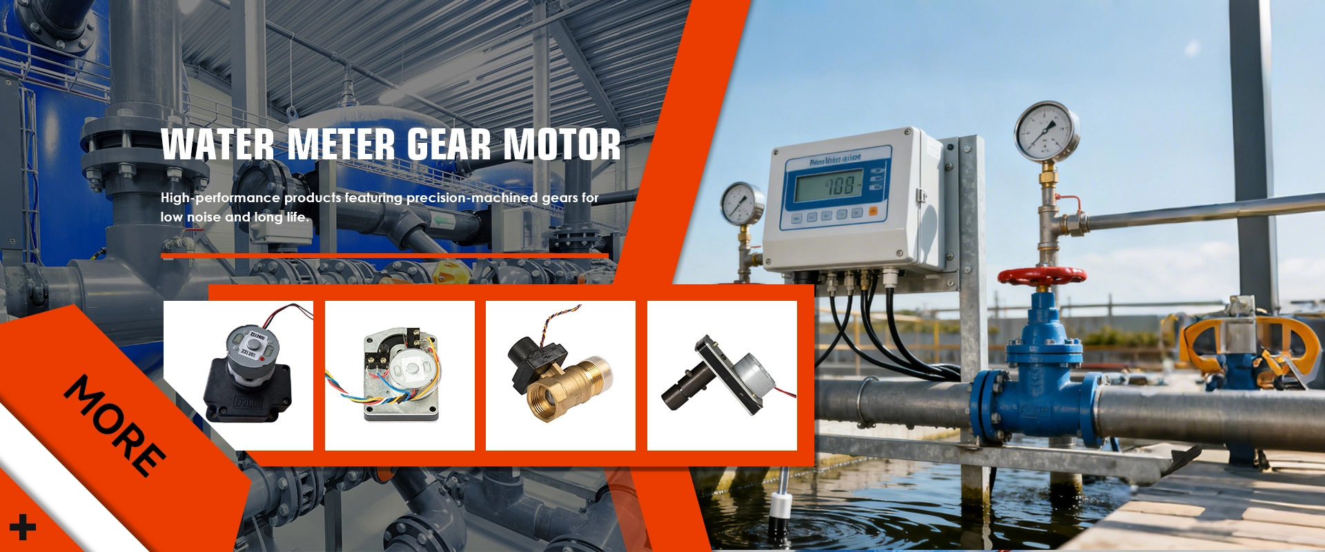 Kina Vandmåler Gear Motor Factory